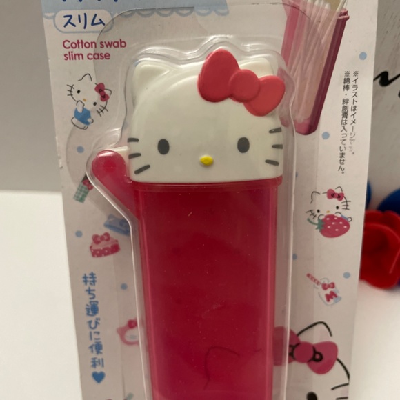 Sanrio Accessories Sanrio Hello Kitty Travel Cotton Swab Slim Case